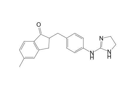 2-[4-(4,5-Dihydro-1H-imidazol-2-ylamino)benzyl]-5-methyl-2,3-dihydro-1H-inden-1-one