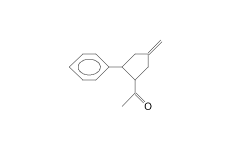 trans-3-Acetyl-4-phenyl-1-methylidene-cyclopentane