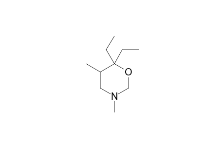 6,6-DIETHYL-5-METHYL-N-METHYLTETRAHYDRO-1,3-OXAZIN