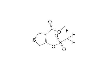 4-Carbomethoxy-2,5-dihydrothieno-3-yl triflate