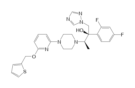 (2R,3R)-2-(2,4-difluorophenyl)-3-(4-(6-(thiophen-2-ylmethoxy)pyridin-2-yl)piperazin-1-yl)-1-(1H-1,2,4-triazol-1-yl)butan-2-ol