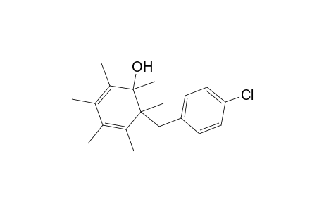 6-(4-Chlorobenzyl)-1,2,3,4,5,6-hexamethyl-2,4-cyclohexadien-1-ol