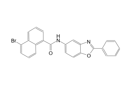 5-bromo-N-(2-phenyl-1,3-benzoxazol-5-yl)-1-naphthamide