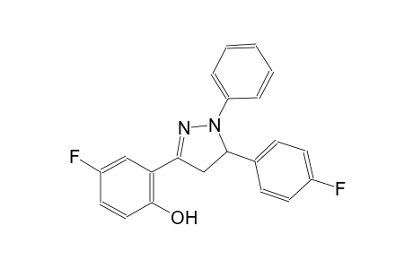 4-fluoro-2-[5-(4-fluorophenyl)-1-phenyl-4,5-dihydro-1H-pyrazol-3-yl]phenol