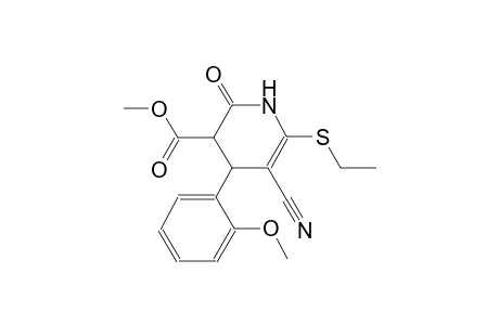 3-pyridinecarboxylic acid, 5-cyano-6-(ethylthio)-1,2,3,4-tetrahydro-4-(2-methoxyphenyl)-2-oxo-, methyl ester