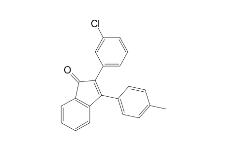 2-(3-Chlorophenyl)-3-(4-methylphenyl)-1H-inden-1-one