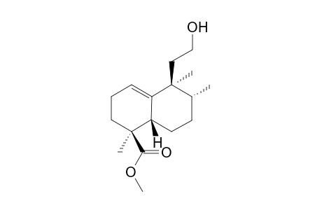 Methyl 12-Hydroxy-13,14,15,16-tetranor-ent-halima-1(10)-en-18-oate