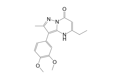 3-(3,4-dimethoxyphenyl)-5-ethyl-2-methylpyrazolo[1,5-a]pyrimidin-7(4H)-one