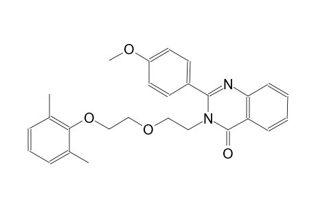 3-{2-[2-(2,6-dimethylphenoxy)ethoxy]ethyl}-2-(4-methoxyphenyl)-4(3H)-quinazolinone