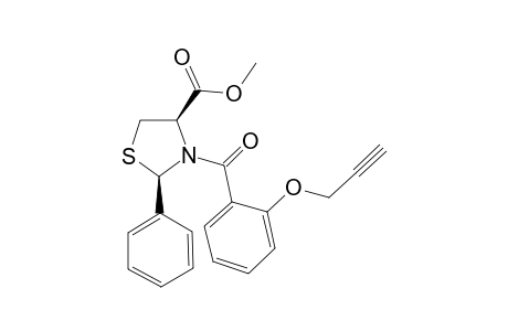 (2R,4R)-2-phenyl-3-(2-propargyloxybenzoyl)thiazolidine-4-carboxylic acid methyl ester