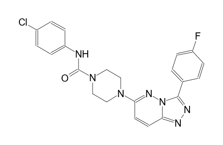 1-piperazinecarboxamide, N-(4-chlorophenyl)-4-[3-(4-fluorophenyl)[1,2,4]triazolo[4,3-b]pyridazin-6-yl]-