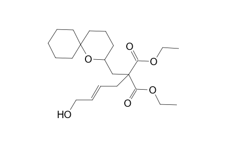 (E)-Diethyl2-(1-oxaspiro[5.5]undecan-2-ylmethyl)-2-(4-hydroxybut-2-enyl)malonate