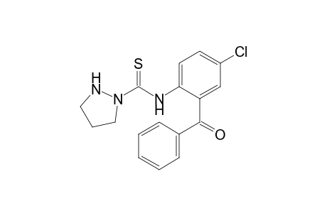 1-Pyrazolidinecarbothioamide, N-(2-benzoyl-4-chlorophenyl)-