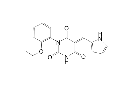 (5E)-1-(2-ethoxyphenyl)-5-(1H-pyrrol-2-ylmethylene)-2,4,6(1H,3H,5H)-pyrimidinetrione