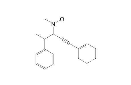 N-[3-CYCLOHEX-1-ENYL-1-(1-PHENYL-ETHYL)-PROP-2-YNYL]-N-METHYL-HYDROXYLAMINE;MAJOR_DIASTEREOMER