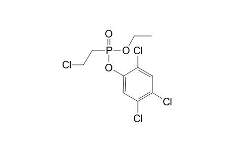 P-(2-Chloroethyl)-O-( 2",4",5"-trichlorophenyl)-O-ethylphosphonate