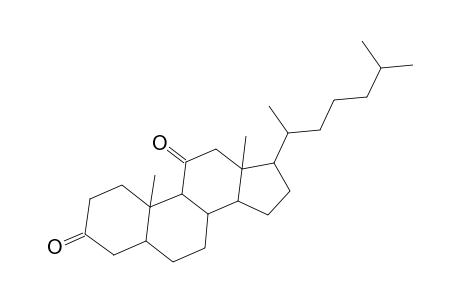 Cholestane-3,11-dione