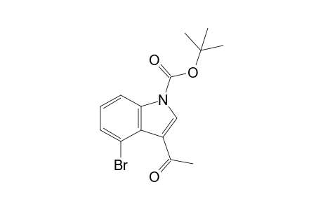 tert-Butyl 3-Acetyl-4-bromoindole-1-carboxylate