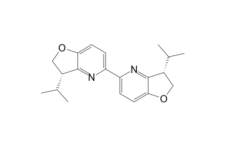 (3S,3'S)-2,2',3,3'-tetrahydro-3,3'-diisopropyl-5,5'-bi{furo[3,2-b]pyridine}