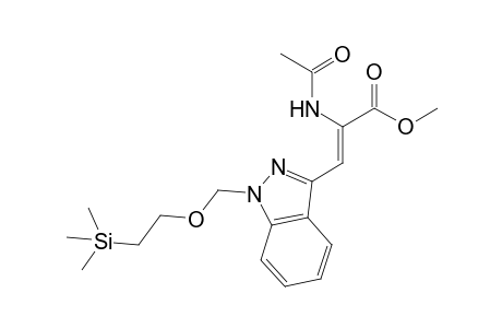 (Z)-2-Acetylamino-3-{1-[2-(trimethylsilyl)ethoxymethyl]-1H-indazol-3-yl}acrylic acid methyl ester