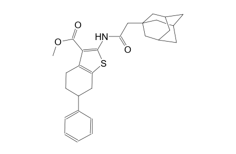 methyl 2-[(1-adamantylacetyl)amino]-6-phenyl-4,5,6,7-tetrahydro-1-benzothiophene-3-carboxylate