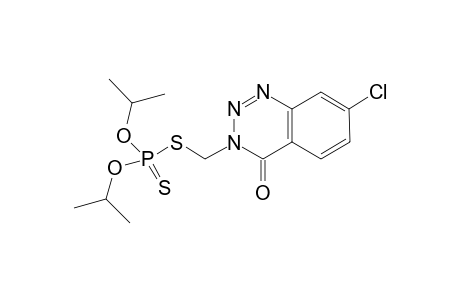 S-((7-chloro-4-oxo-1,2,3-benzotriazin-3(4H)-yl)methyl) O,O-diisopro