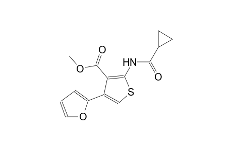 methyl 2-[(cyclopropylcarbonyl)amino]-4-(2-furyl)-3-thiophenecarboxylate