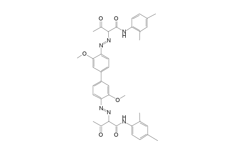 3,3'-Dimethoxybenzidine -> acetoacetic arylide-2,4-dimethylanilide