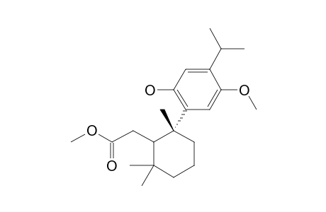 METHYL-2-(5-METHOXY-2-HYDROXY-4-ISOPROPYL-PHENYL)-2,6,6-TRIMETHYL-CYCLOHEXYL-ETHANOATE