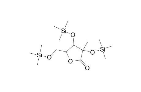 D-Ribonic acid, 2-C-methyl-2,3,5-tris-O-(trimethylsilyl)-, .gamma.-lactone