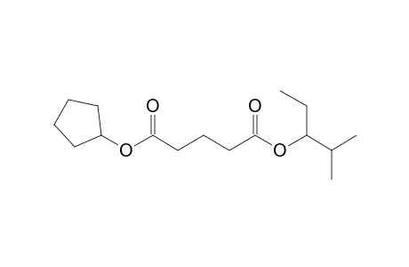 Glutaric acid, cyclopentyl 2-methylpent-3-yl ester