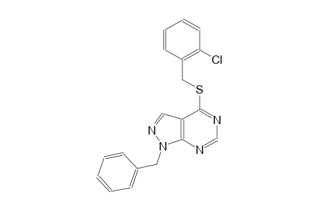 1-benzyl-4-[(2-chlorobenzyl)sulfanyl]-1H-pyrazolo[3,4-d]pyrimidine