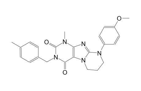 9-(4-methoxyphenyl)-1-methyl-3-(4-methylbenzyl)-6,7,8,9-tetrahydropyrimido[2,1-f]purine-2,4(1H,3H)-dione