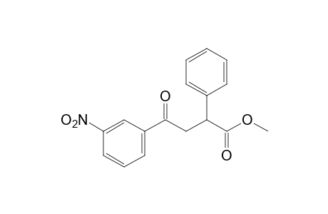 beta-(m-nitrobenzoyl)hydratropic acid, methyl ester