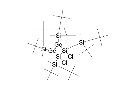 TRANS-1,2-DICHLORO-1,2,3,4-TETRAKIS-[DI-TERT.-BUTYL-(METHYL)-SILYL]-3(DELTA)-1,2,3,4-DISILADIGERMETENE