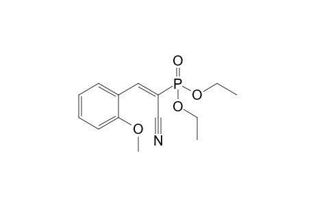 (E)-2-diethoxyphosphoryl-3-(2-methoxyphenyl)-2-propenenitrile