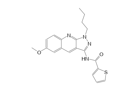 N-(1-butyl-6-methoxy-1H-pyrazolo[3,4-b]quinolin-3-yl)-2-thiophenecarboxamide