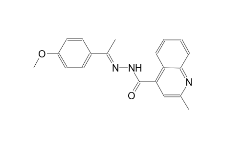 N'-[(E)-1-(4-methoxyphenyl)ethylidene]-2-methyl-4-quinolinecarbohydrazide