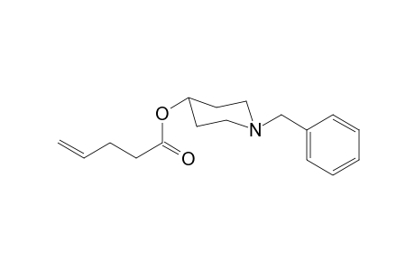 1-Benzylpiperidin-4-yl pent-4-enoate