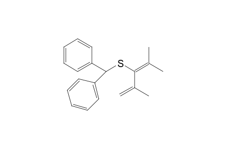 3-Benzhydrylmercapto-2,4-dimethyl-1,3-pentadiene