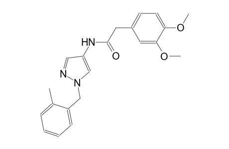 2-(3,4-dimethoxyphenyl)-N-[1-(2-methylbenzyl)-1H-pyrazol-4-yl]acetamide