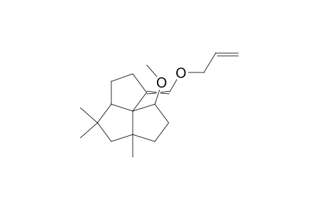 11-(Allyloxymethyliden)-2.alpha.-methoxy-5.beta.,7,7-trimethyl-8.alpha.-tricyclo(6.3.0.0(1,5))undecane