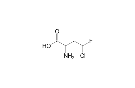 Butanoic acid, 2-amino-4-chloro-4-fluoro-, (R*,R*)-(.+-.)-