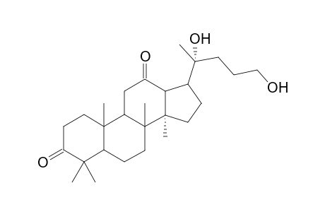 20R,24-Dihydroxy-Propakis-nor-Dammarane-3,12-dione