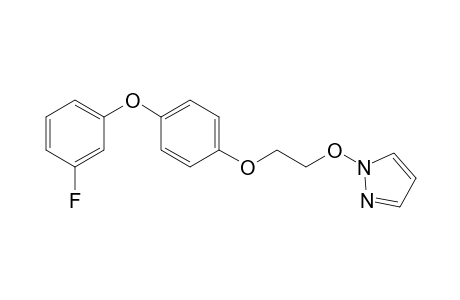 1H-Pyrazole, 1-[2-[4-(3-fluorophenoxy)phenoxy]ethoxy]-