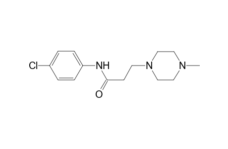 Propionamide, N-(4-chlorophenyl)-3-(4-methylpiperazin-1-yl)-