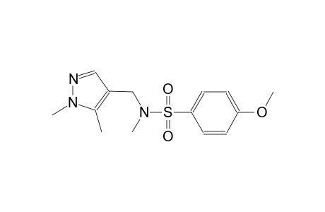 benzenesulfonamide, N-[(1,5-dimethyl-1H-pyrazol-4-yl)methyl]-4-methoxy-N-methyl-