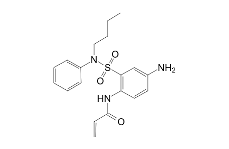 4-(Acryloylamino)-3-(N-butyl-N-phenylsulphonamido)-aniline