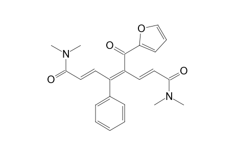 (2E,4E,6E)-4-(furan-2-carbonyl)-N1,N1,N8,N8-tetramethyl-5-phenylocta-2,4,6-trienediamide