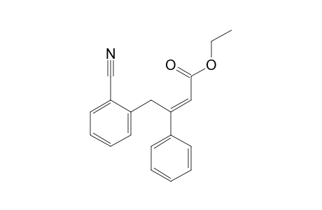 Ethyl (E)-4-(2-Cyanophenyl)-3-phenyl-2-butenoate